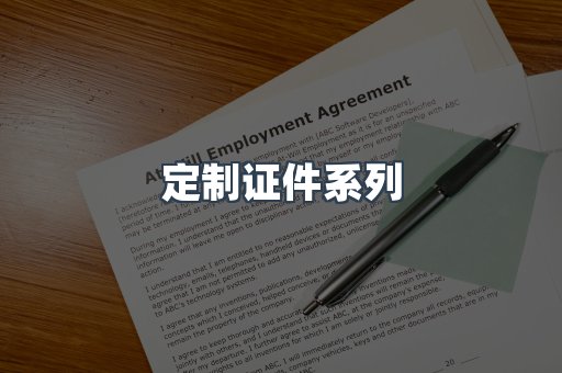 定制证件系列